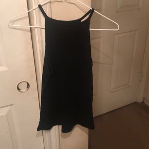 Black tank top.